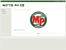 Tablet Screenshot of motopaez.com.ar